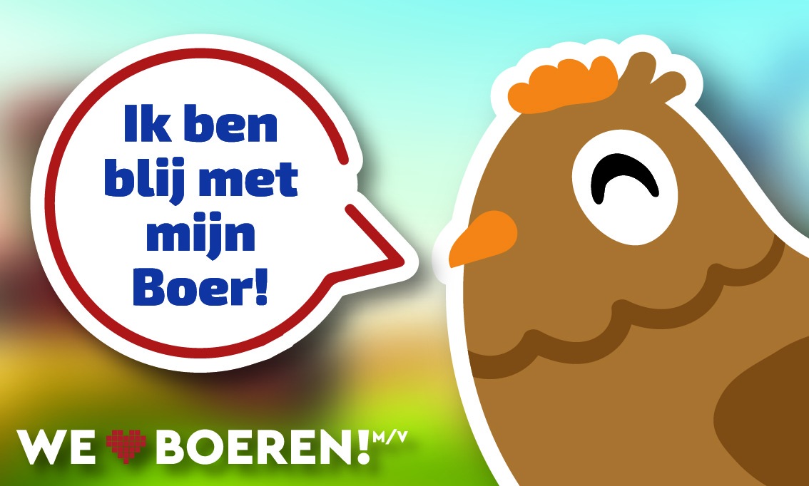 100(!) Blij met mijn Boer! Stickers 10x6cm - Afbeelding 4