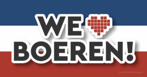 Bouwhekdoek - We Love Boeren!