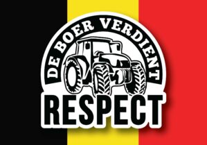 Boerenvlag | België De Boer Verdient Respect - vlag