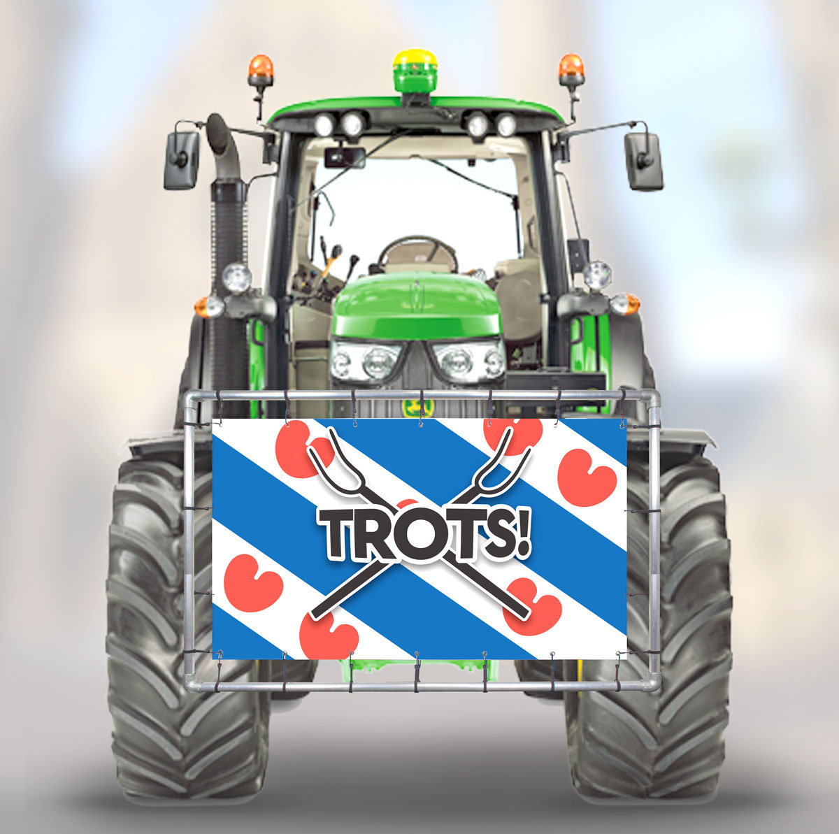 Boerenvlag Spandoek-Frame_130x80 | Trots op Friesland Boerenvlag Spandoek-Frame_130x80 | Trots op Friesland