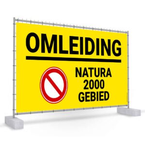Bouwhekdoek Natura 2000 | Omleiding 335 x 175 cm