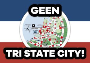Geen Tristate city!