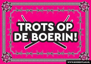Trots op de Boerin!